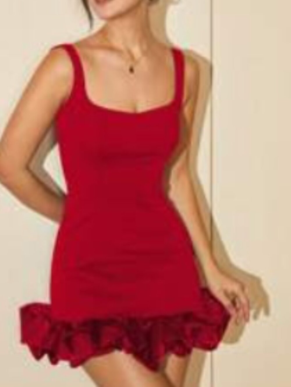Ruffel Mini Dress